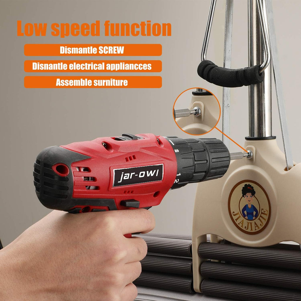 Cordless Drill Set with Case, 16.8V, 2 Batteries, Pack of 2 J328111