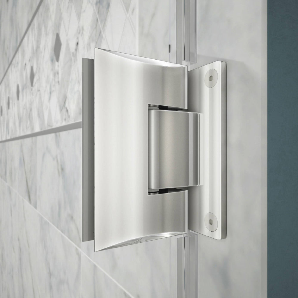 Chrome Frameless Hinged Shower Door U286