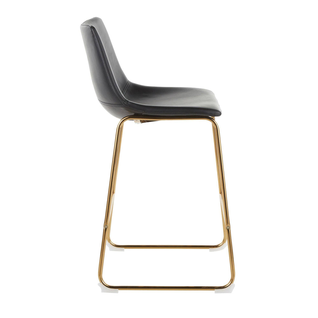 26x22 Counter Stool Black Espresso Set of 2 N4719