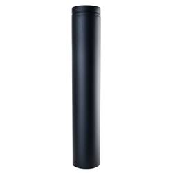 4 x 48 in. Ventis Direct Vent Pipe with Painted Black H124
