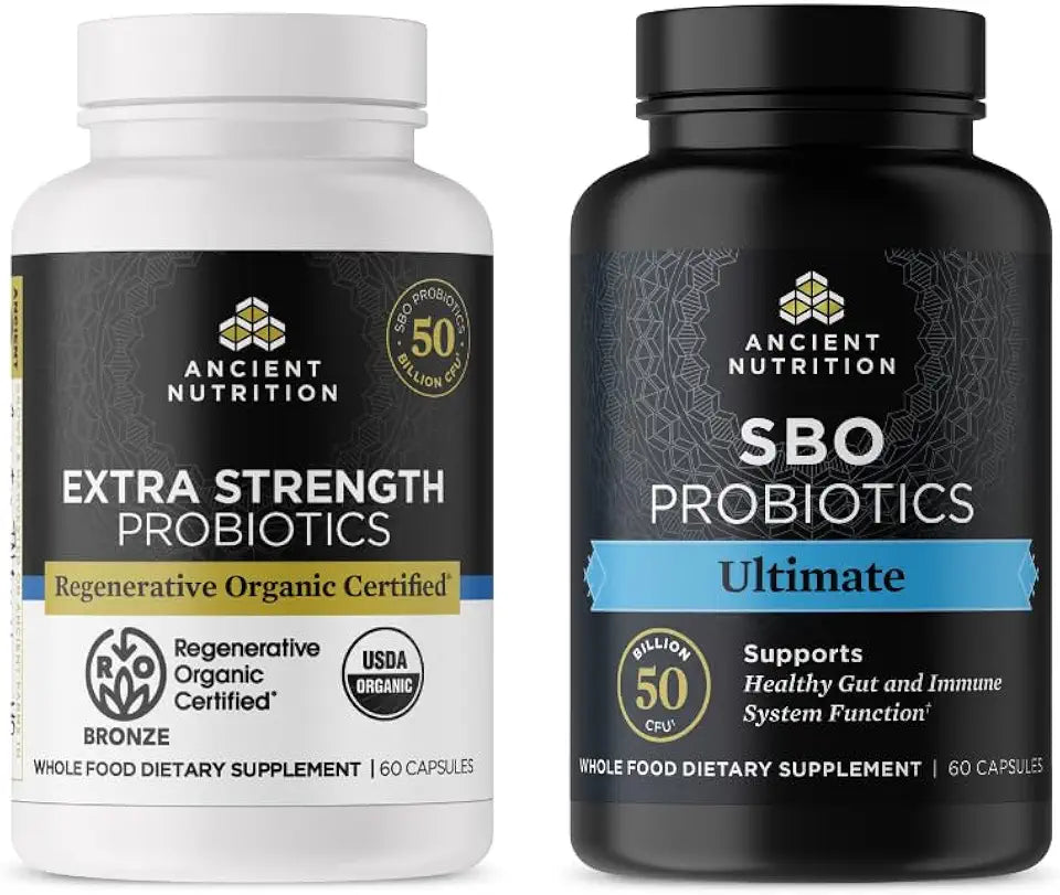 Organic Extra Strength Probiotics Capsules, 60 Count E8024