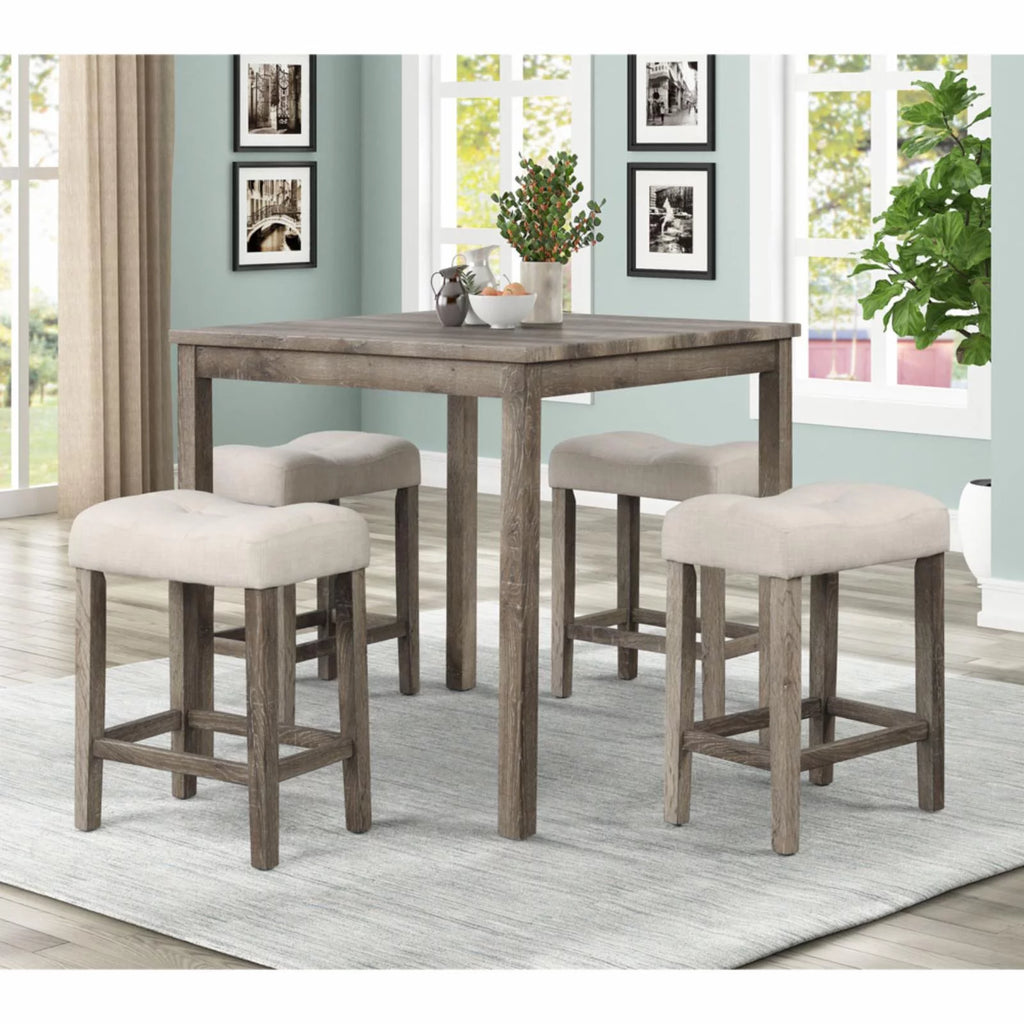 5 Piece Wood Counter Height Dining Set Z953582