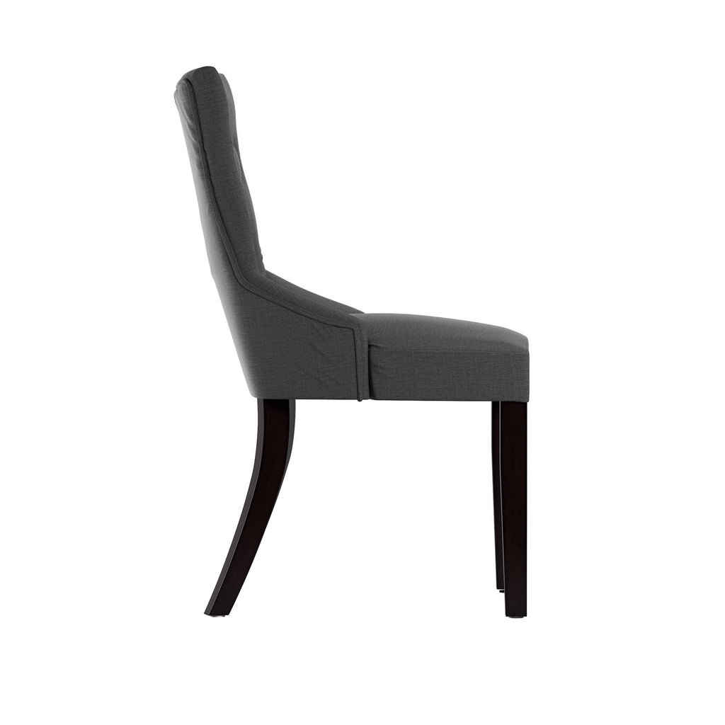 Beige Fabric Accent Chair (Set of 2) B202680