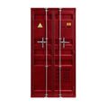 Cargo Wardrobe Double Door Red Q900