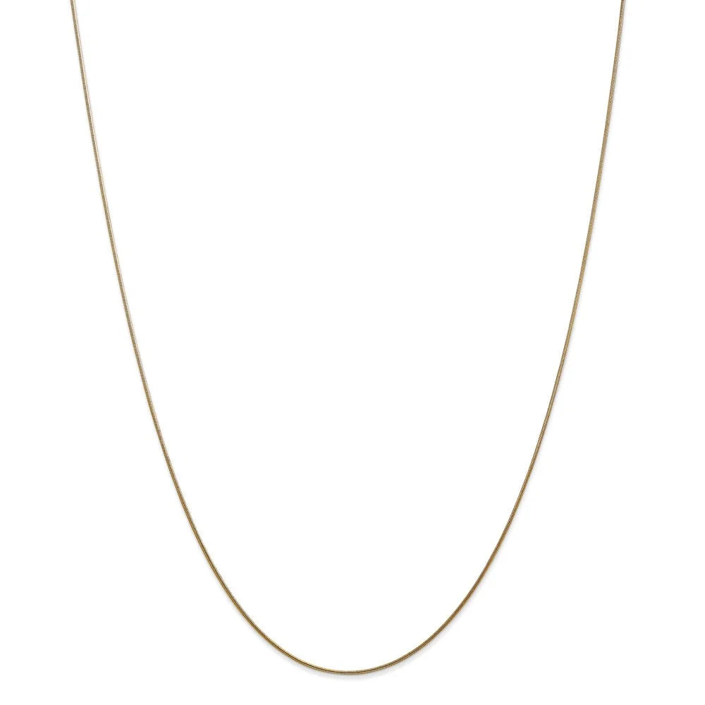 14kt Yellow Gold Snake Chain 18 inch Lobster Clasp Z8913