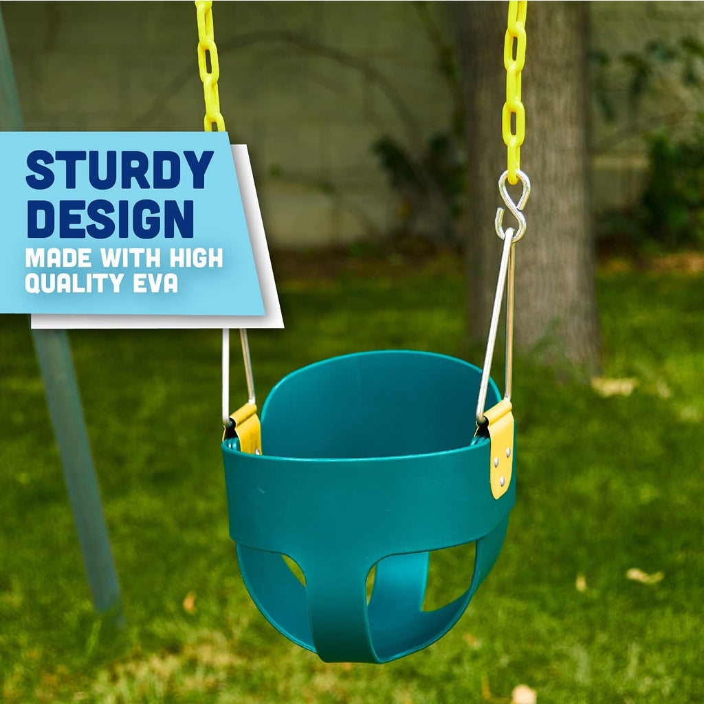 Green Full Bucket Swing Seat Pack of 2 D6521