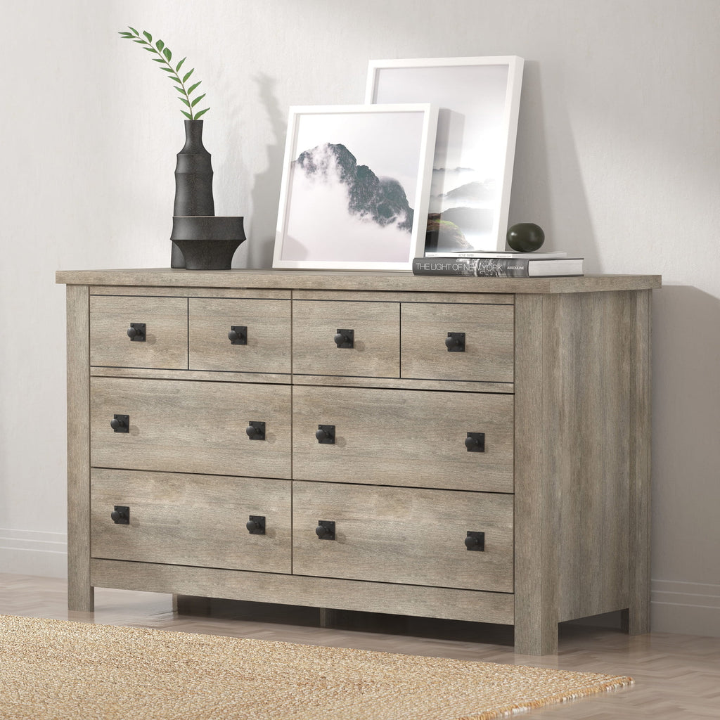 6 Drawer Driftwood Gray Dresser N649870