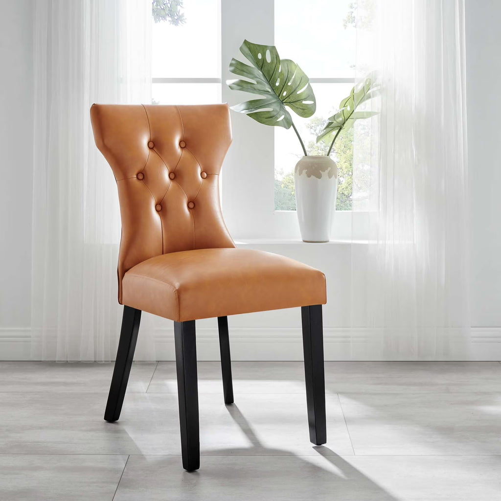 Tan Vinyl Side Chair N785327