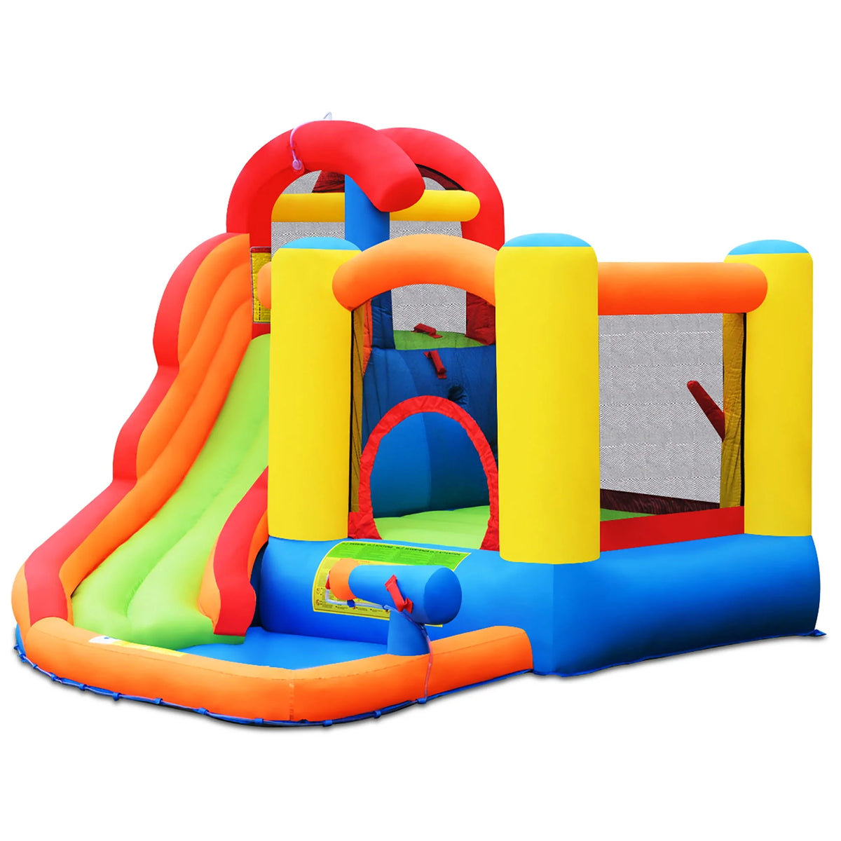 Inflatable Bounce House Water Slide with Splash Pool B3608