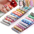 100 Sheets Christmas Nail Foil Transfer Stickers R2836