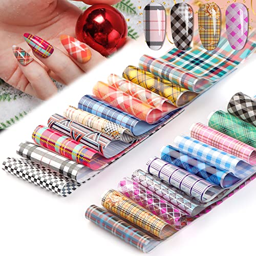 100 Sheets Christmas Nail Foil Transfer Stickers R2836
