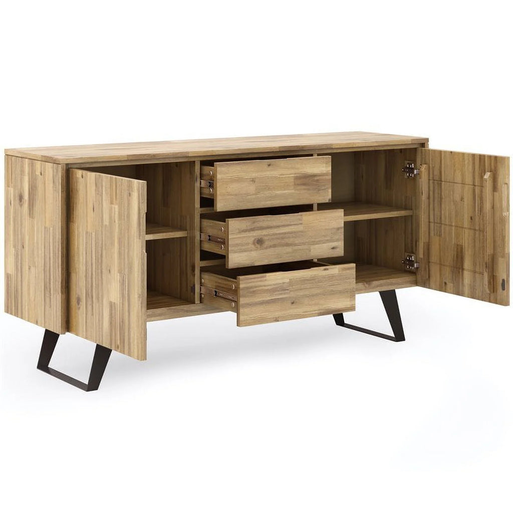 Solid Acacia Wood Sideboard Buffet W906696