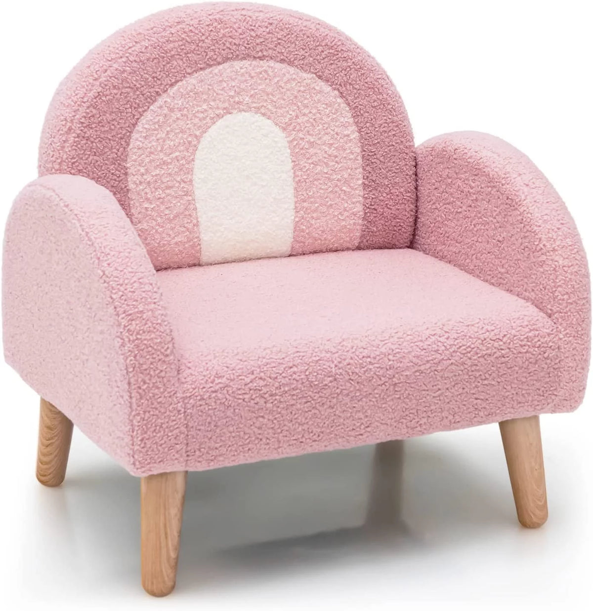 Pink Plush Kids Sofa Q838