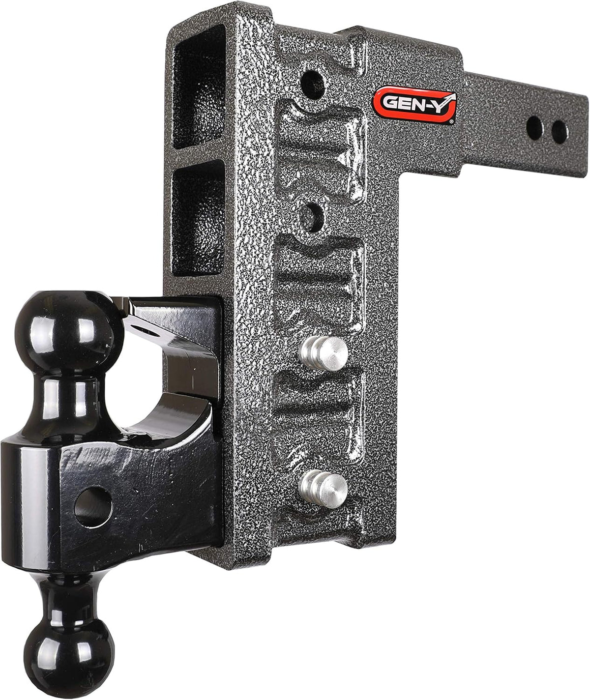 Drop Hitch 3" Receiver Class V 32,000lb Towing Hitch with Dual Hitch Ball, Pintle Lock & 2 3/4" Hitch Pins C342775