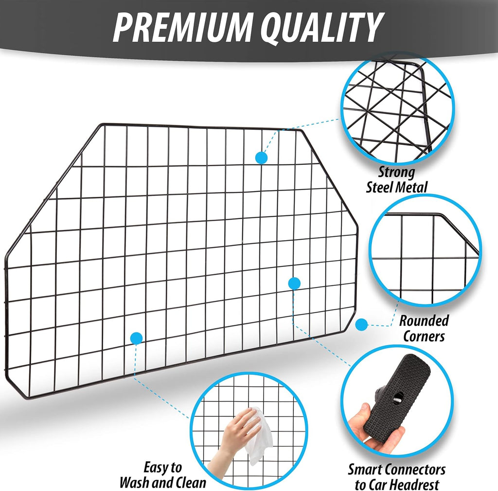 Black Heavy Duty Coated Wire Pet Barrier, Pack of 2 D85312