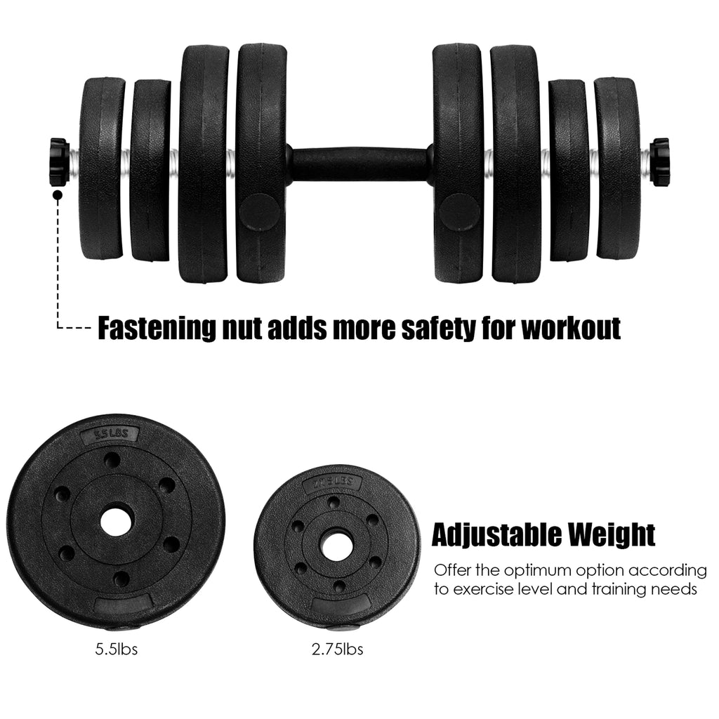 66 Lbs. Adjustable Dumbbell Set E993302