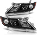 Black Housing Headlight Assembly with Amber Reflector Clear Lens Z279856
