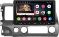 Android Double Din Car Stereo with Wireless CarPlay & Android Auto, 9inch IPS Display S316