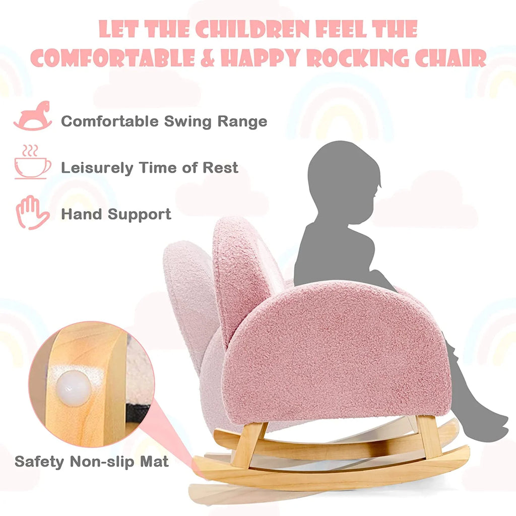 Pink Plush Kids Sofa Q838