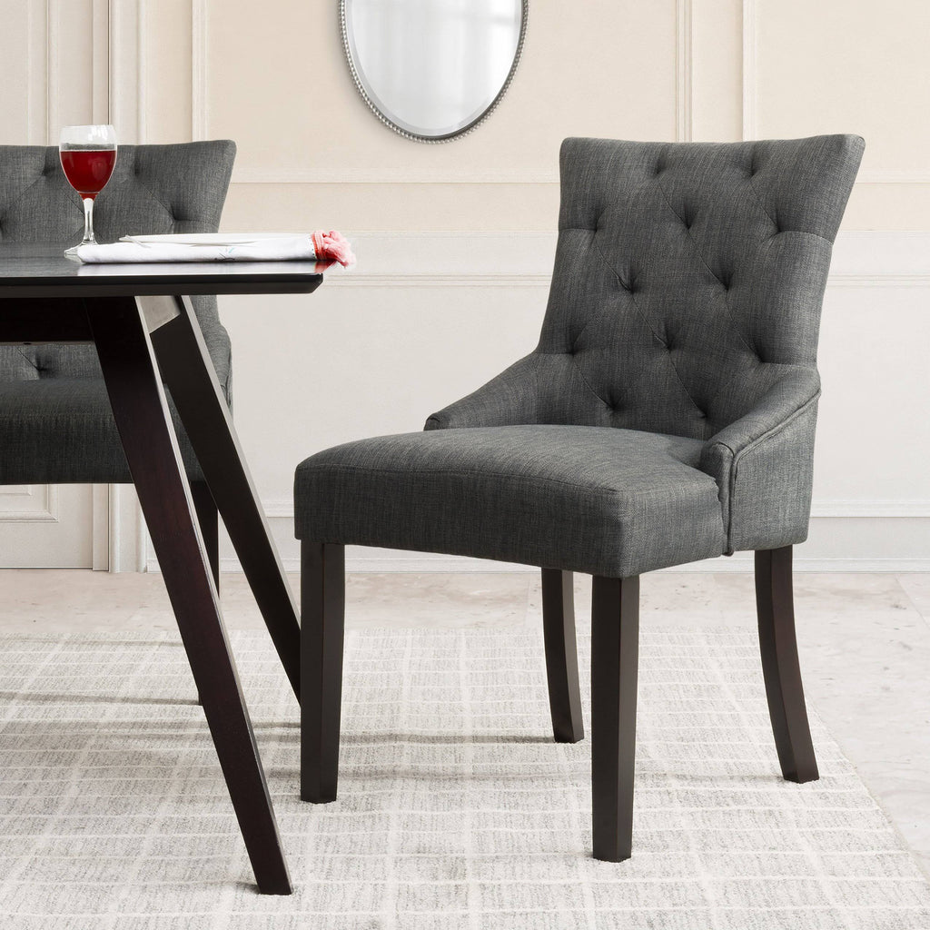 Beige Fabric Accent Chair (Set of 2) B202680