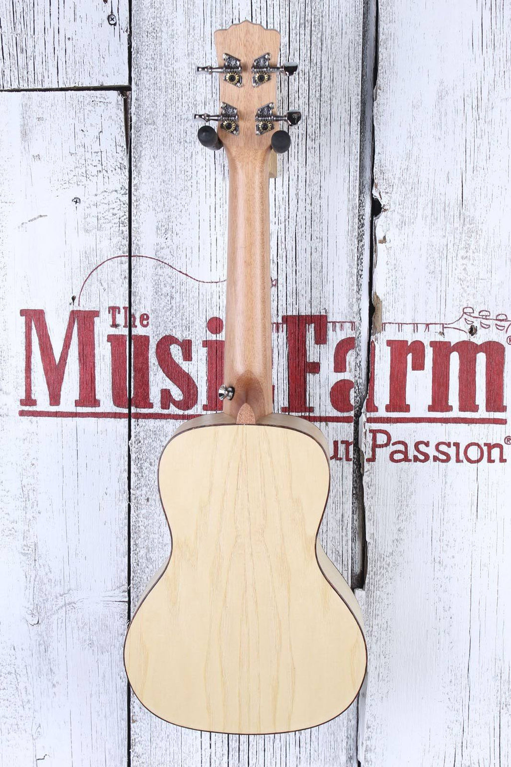 Olive Ash Burl Crescent Ukulele G993