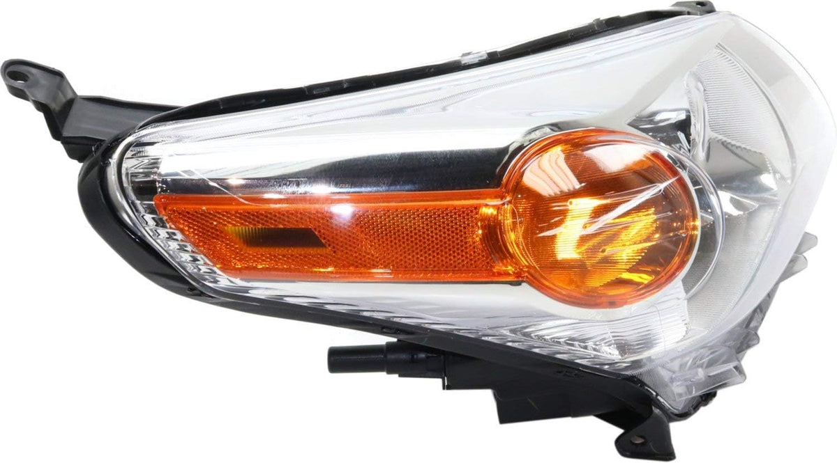 Headlight Set of 2 Clear Lens Halogen Composite Y659342