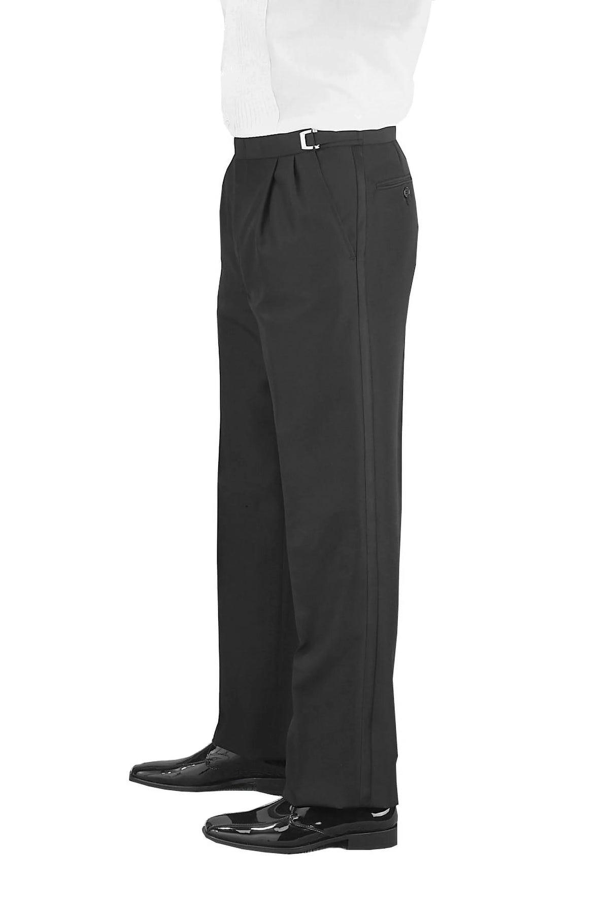 Tuxedo with Pleated Front, Adjustable Waist Pants A69457