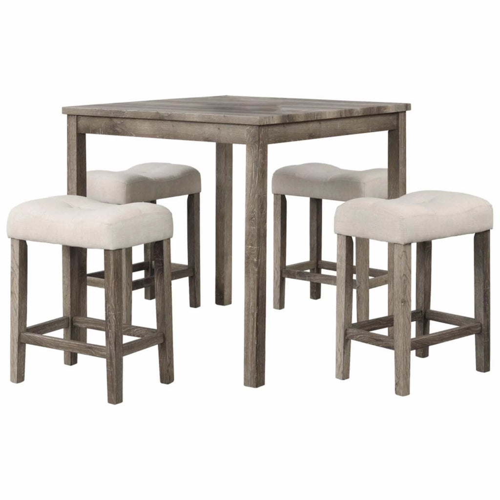 5 Piece Wood Counter Height Dining Set Z953582