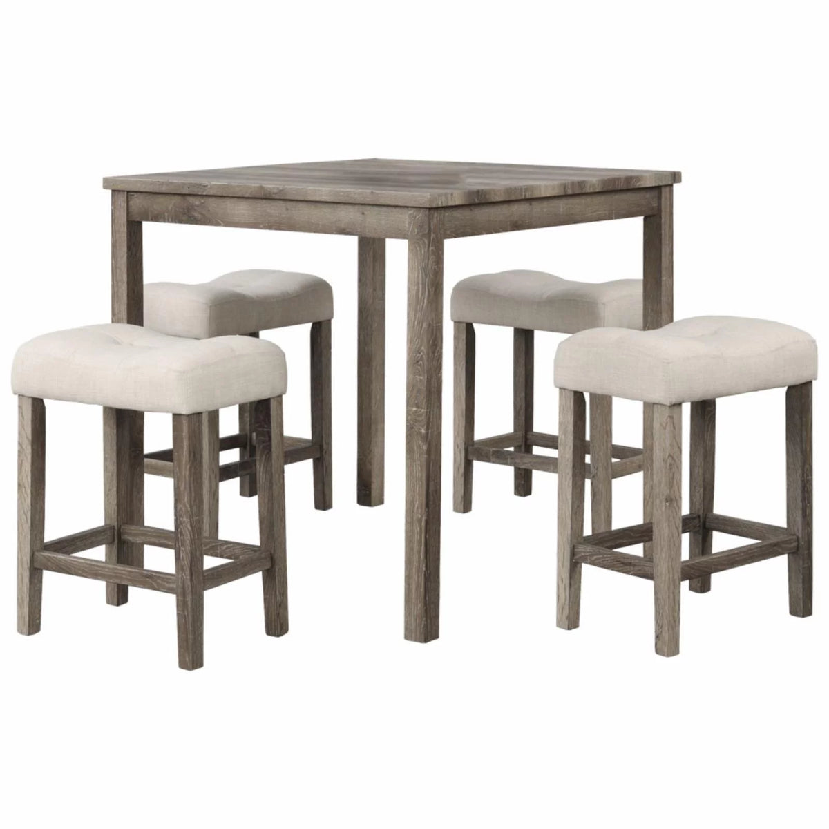 5 Piece Wood Counter Height Dining Set Z953582