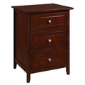 Cappuccino 3 Drawer Nightstand A55181