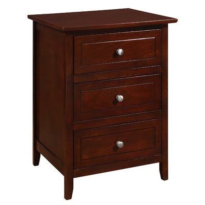Cappuccino 3 Drawer Nightstand A55181