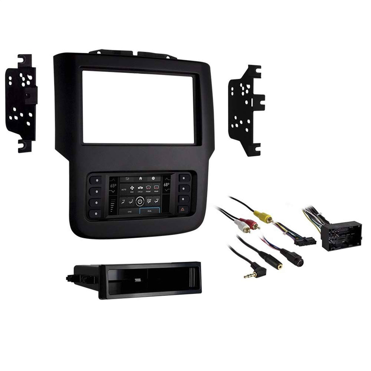 Black Car Stereo Installation Kit Y72342