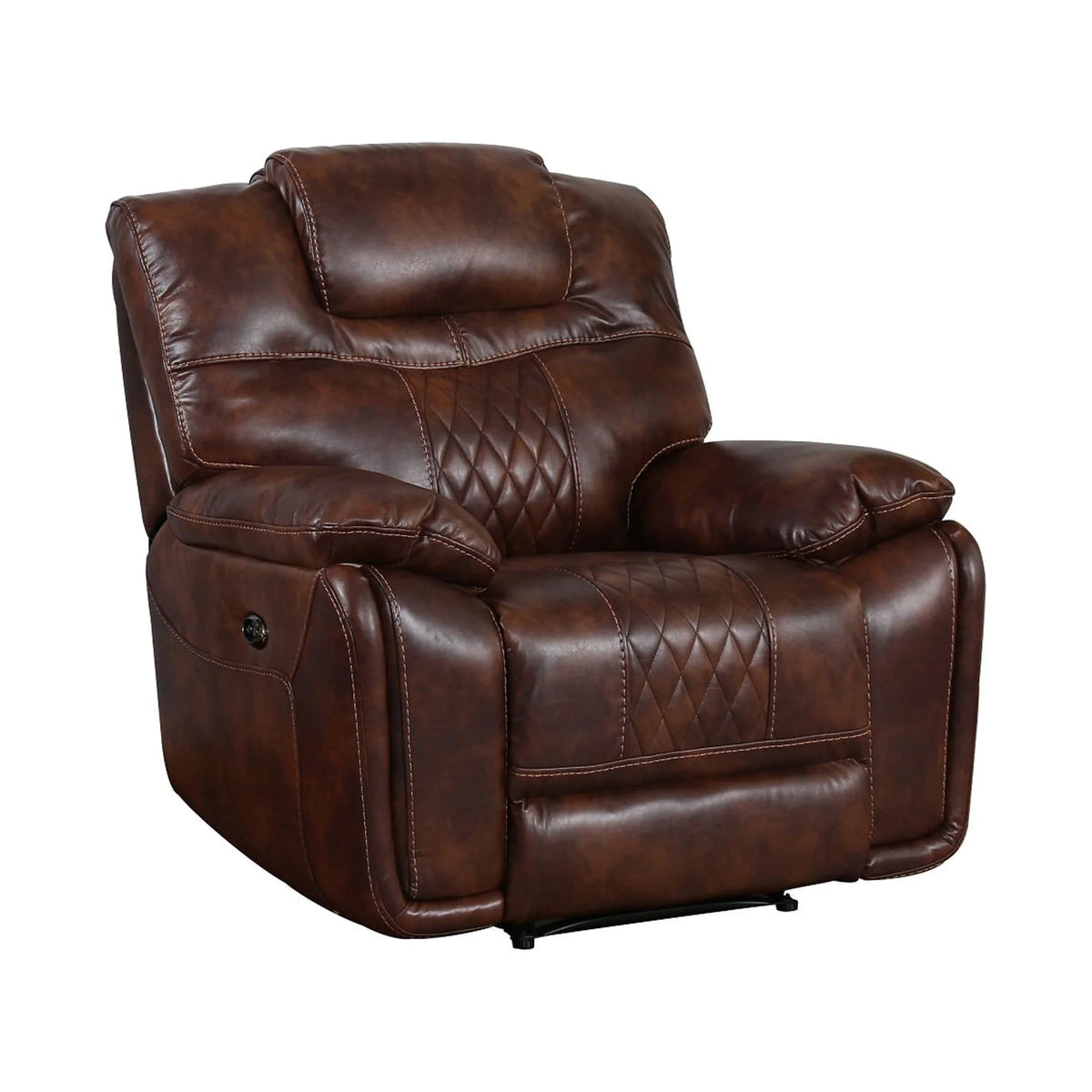 Rich Brown Power Recliner Q621849