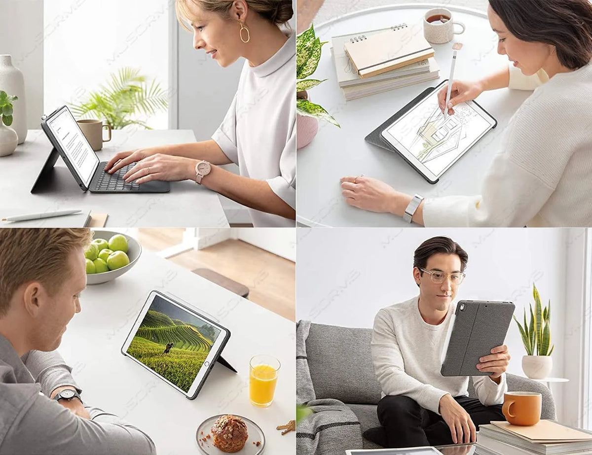 Black Bluetooth Magnetic Detachable Keyboard Case for iPad 10.2 inch G2140