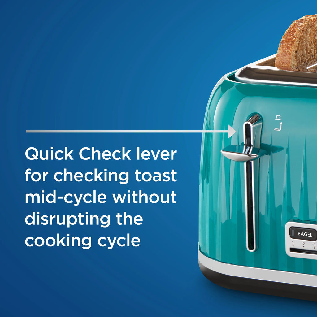 Teal 4 Slice Toaster C348754
