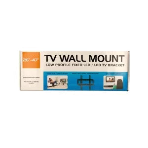 Low Profile TV Wall Mount, Black - Medium T929