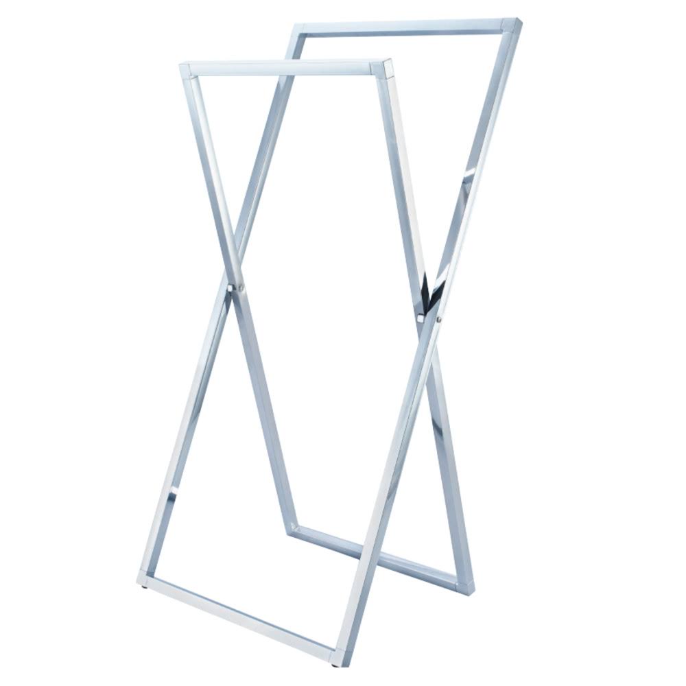 Polished Chrome Steel Construction Towel Rack W451737