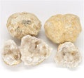 Unopened Natural Agate Geode Raw Quartz Crystal Cluster 5PCS B4514