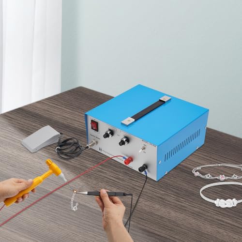80A 110V 390W Jewelry Spot Welder with Foot Pedal R65298