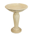Grecian Reinforced Concrete Bird Bath - 16-inch V495248