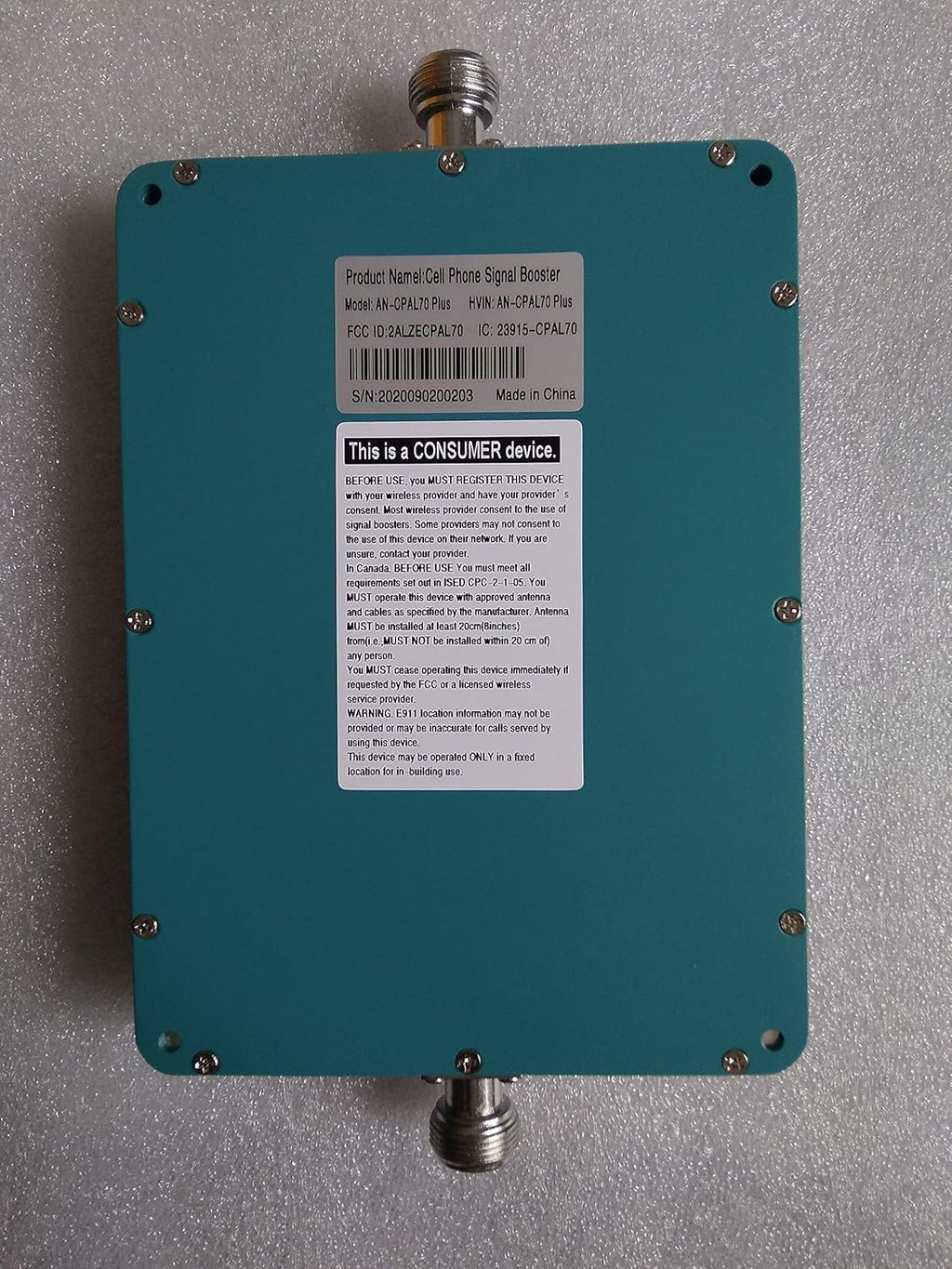 Cell Phone Signal Booster for Home, 5G 4G LTE & 3G, up to 4,500 sq ft H532714