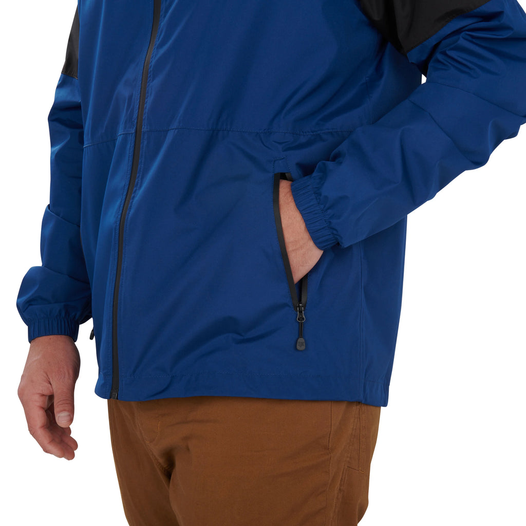 Men's Blue Rain Jacket Y329