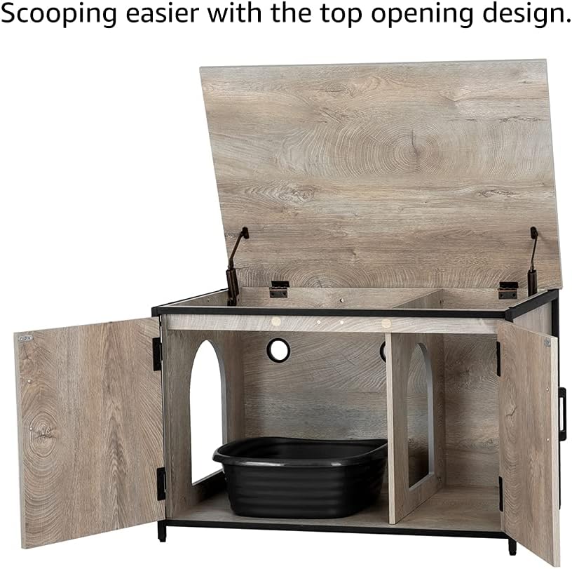 Cat Litter Box Enclosure with Top Opening G369830