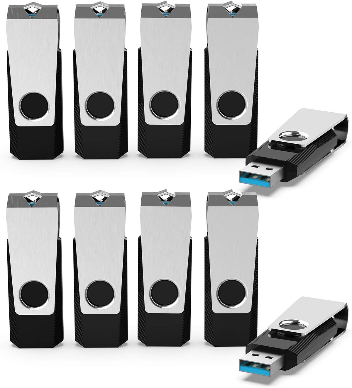USB 3.0 Flash Drive 32GB Black Pack of 2 Y167