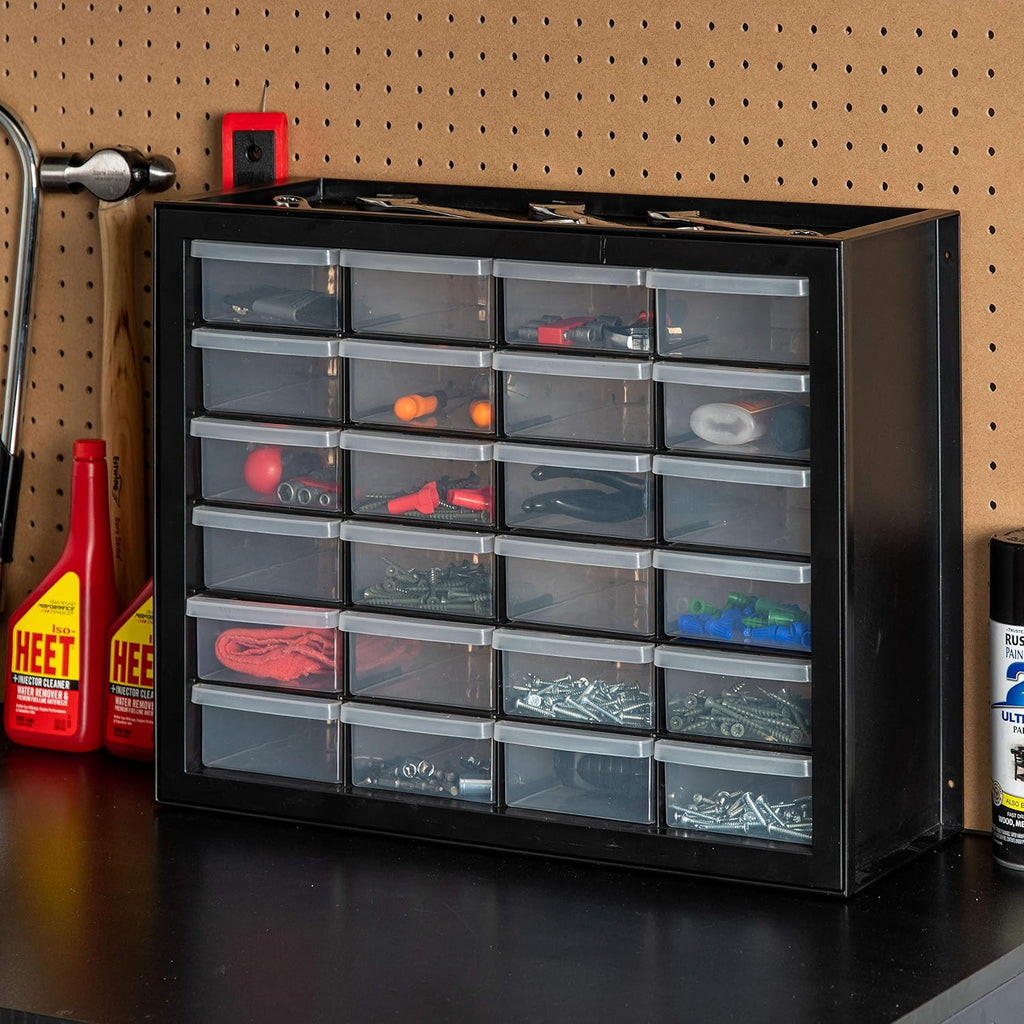 Black Pack of 2 24 Drawer Cabinet M692