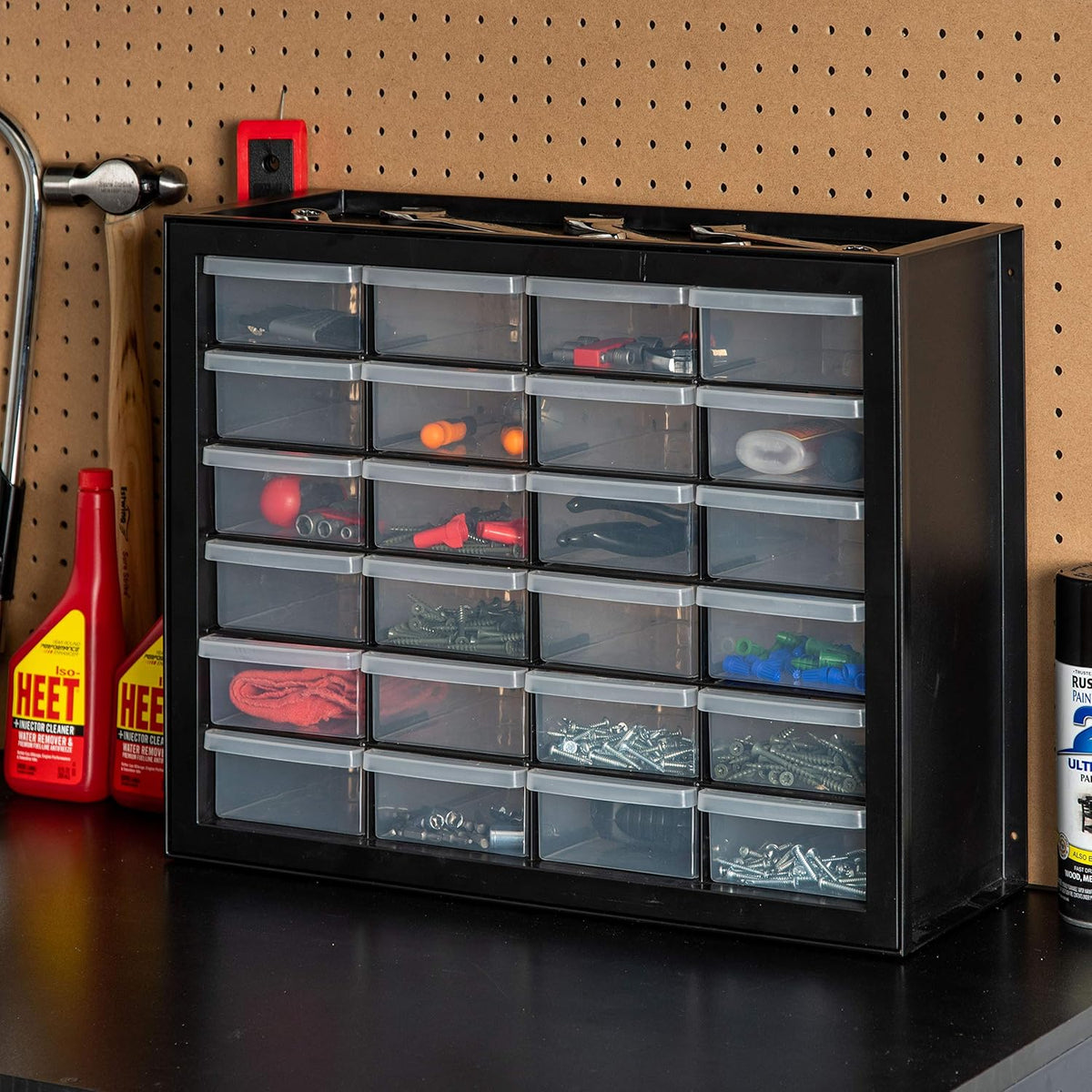 Black Pack of 2 24 Drawer Cabinet M692