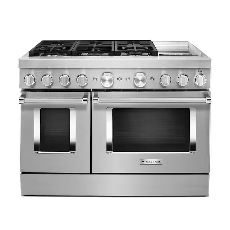 6.3 cu. ft. Smart Double Oven Dual Fuel Range with True Convection in Stainless Steel K86558