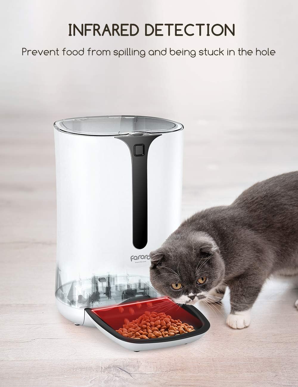 7L Automatic Cat Feeder with Programmable Timer, Pack of 2 O187