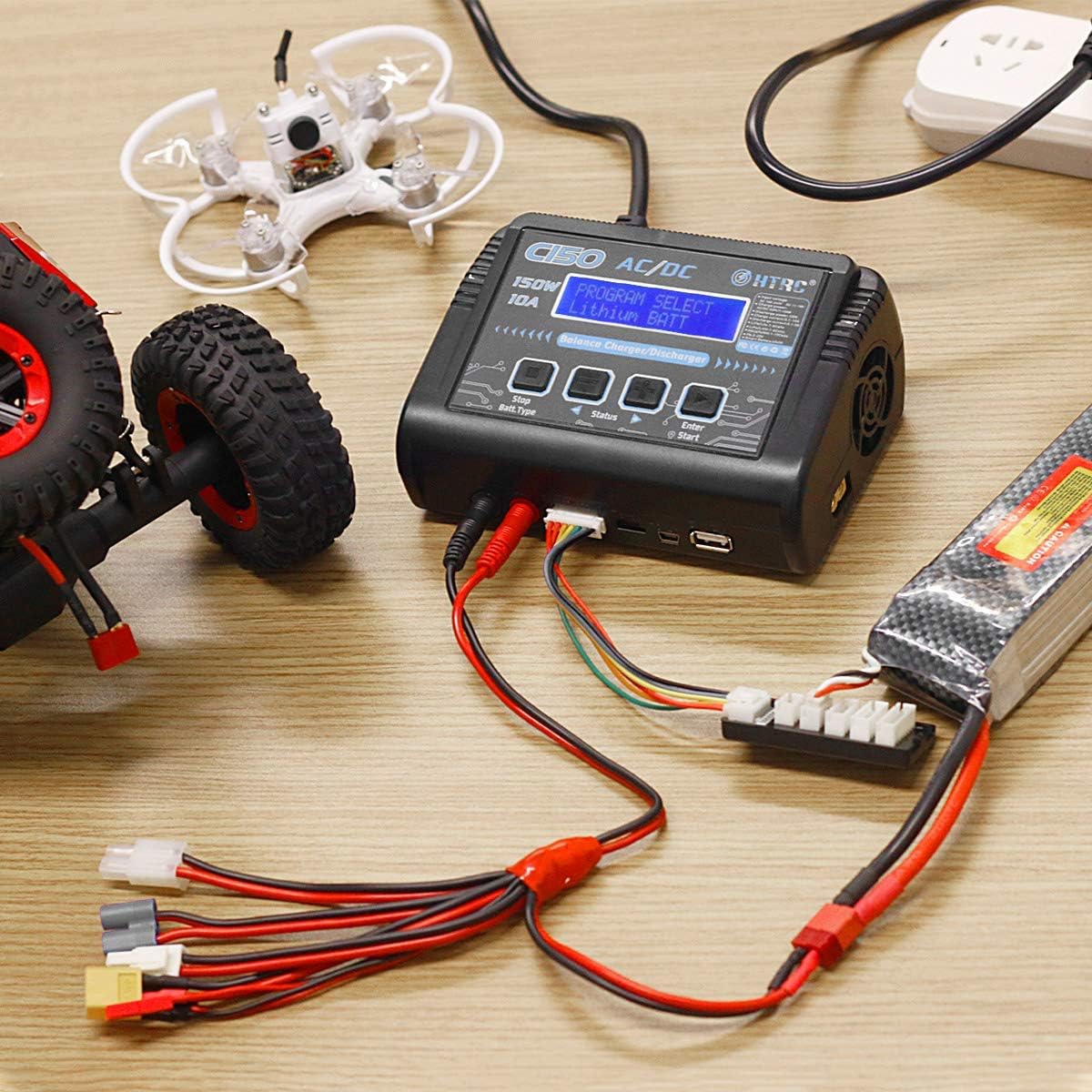 150W 10A 1-6S AC/DC Balance Charger Discharger H838
