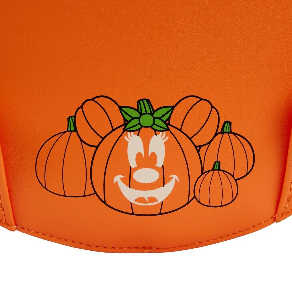 Disney Minnie Pumpkin Double Strap Shoulder Bag Purse N8882